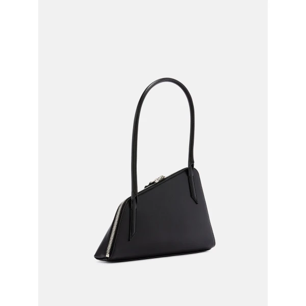 The Attico Sunrise Shoulder Bag in Black | Shoulder & Crossbody Bags | Luxury Shoes 