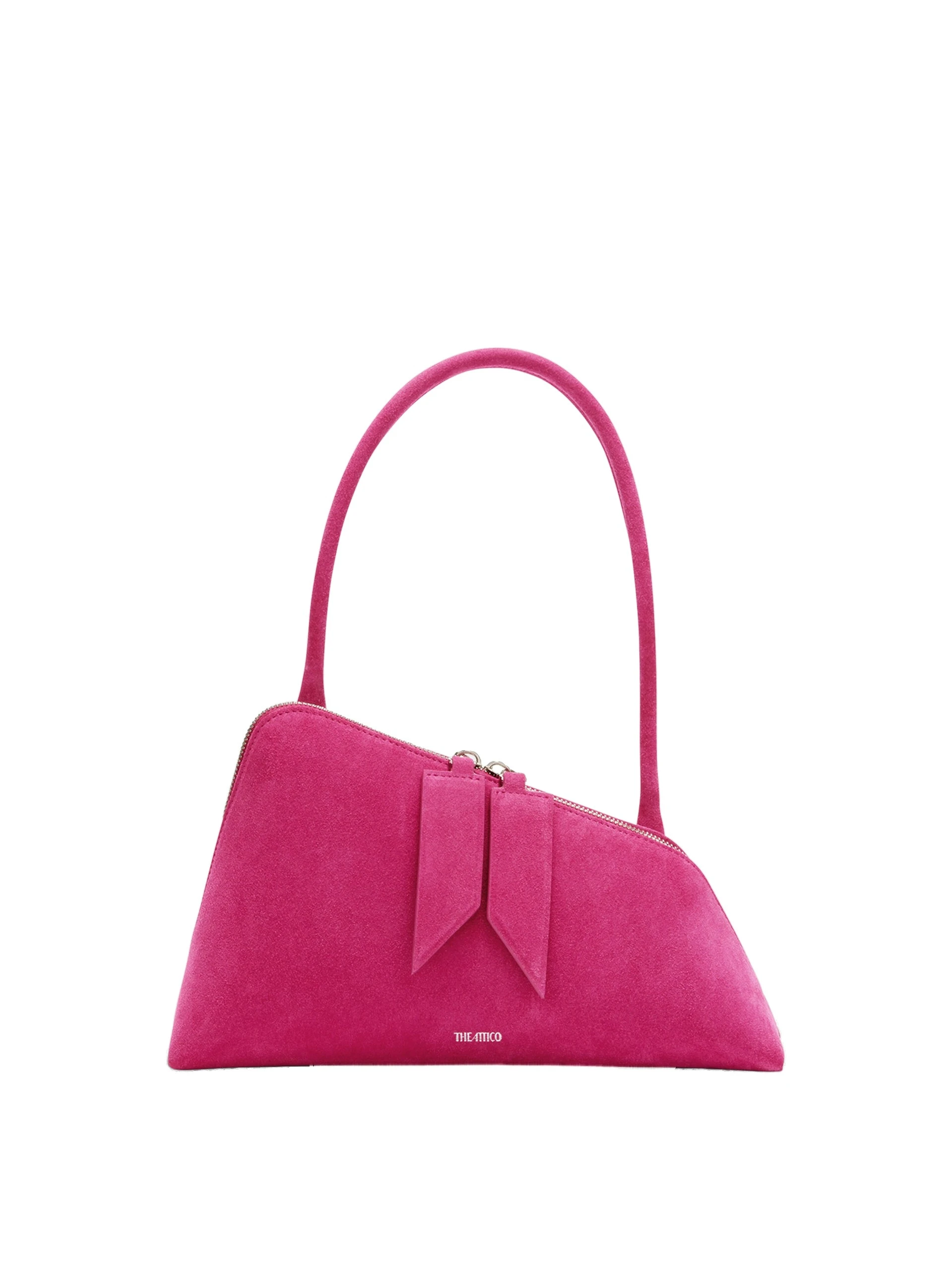The Attico Sunrise Shoulder Bag in Cyclamen The Attico Sunrise Shoulder Bag in Cyclamen | Shoulder & Crossbody Bags | Luxury Shoes