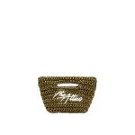 The Attico Via dei Giardini 15 Tote Bag in Military Green | Totes & Top-Handle Bags | Luxury Shoes 