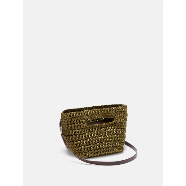 The Attico Via dei Giardini 15 Tote Bag in Military Green | Totes & Top-Handle Bags | Luxury Shoes 