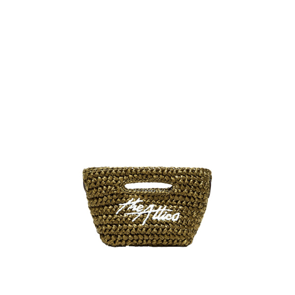 The Attico Via dei Giardini 15 Tote Bag in Military Green | Totes & Top-Handle Bags | Luxury Shoes 