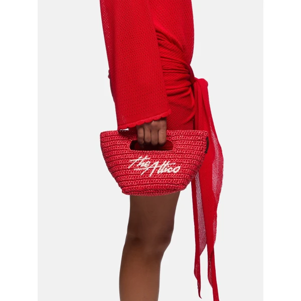 The Attico Via dei Giardini 15 Tote Bag in Red | Totes & Top-Handle Bags | Luxury Shoes 