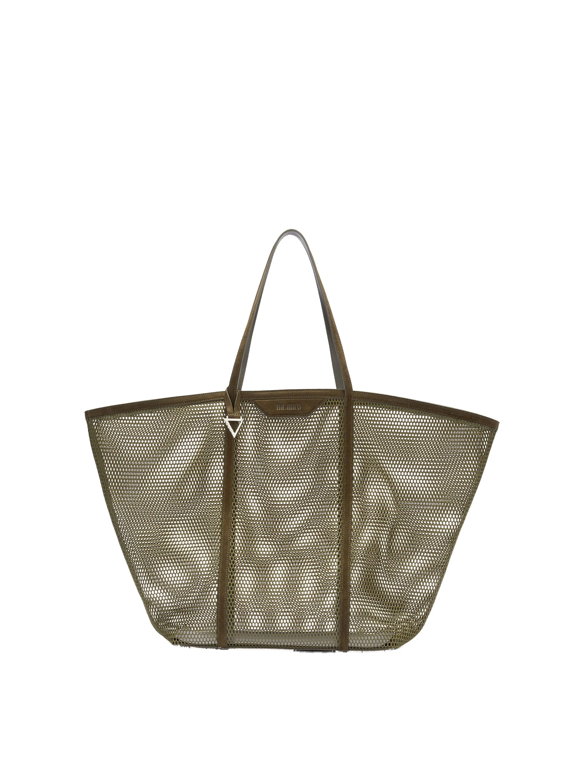 The Attico Via del Mare Tote Bag in Military Green The Attico Via del Mare Tote Bag in Military Green | Totes & Top-Handle Bags | Luxury Shoes