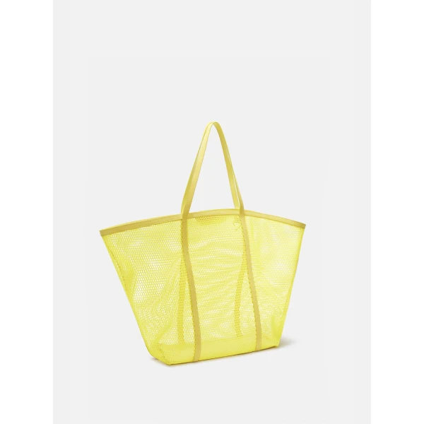 The Attico Via del Mare Tote Bag in Yellow | Totes & Top-Handle Bags | Luxury Shoes 