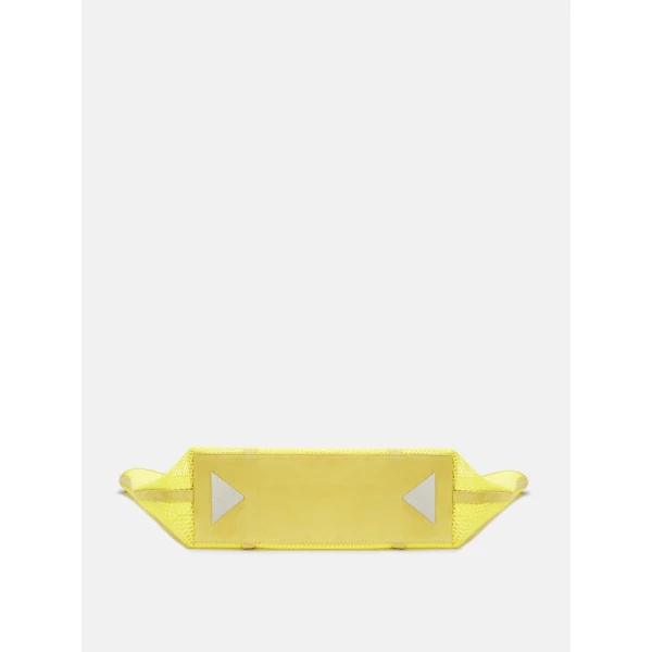 The Attico Via del Mare Tote Bag in Yellow | Totes & Top-Handle Bags | Luxury Shoes 