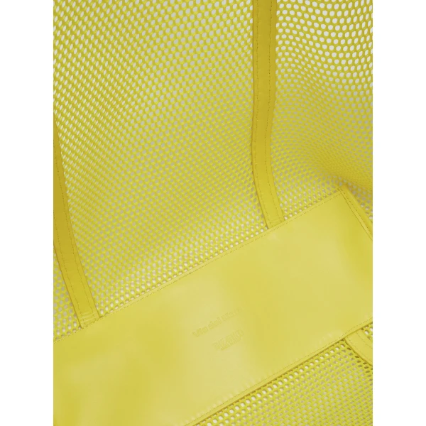 The Attico Via del Mare Tote Bag in Yellow | Totes & Top-Handle Bags | Luxury Shoes 