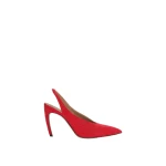 The Attico Viper Slingback Pumps in Red | Heels | Luxury Shoes 