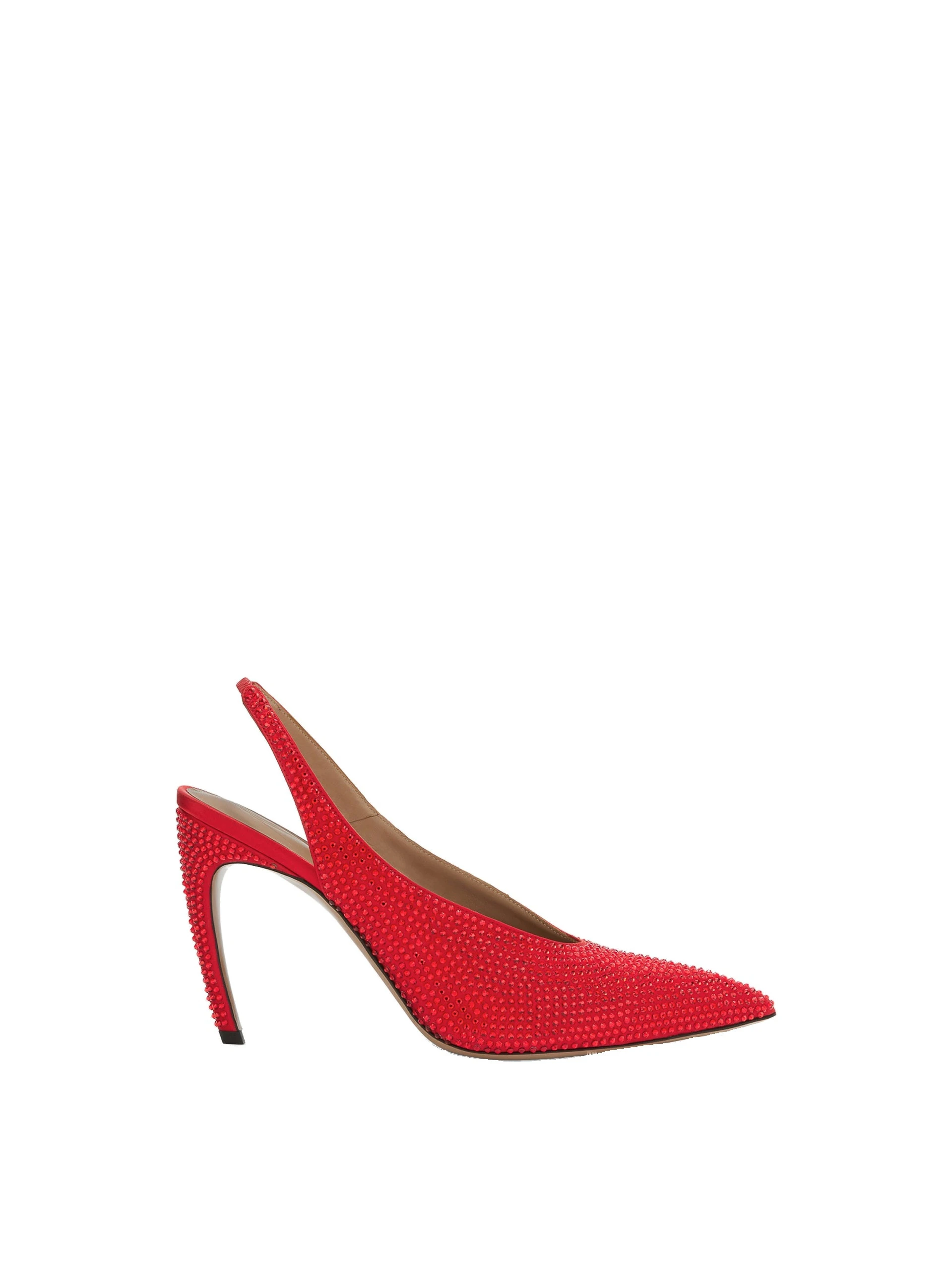 The Attico Viper Slingback Pumps in Red The Attico Viper Slingback Pumps in Red | Heels | Luxury Shoes