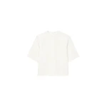 The Frankie Shop Alwen Neoprene Padded T-Shirt in Off White