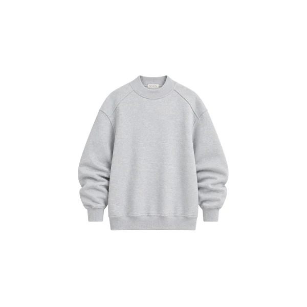 Isore Padded Sweatshirt in Light Grey