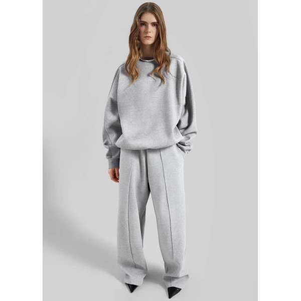 The Frankie Shop Mirra Sweatpants in Grey, view 6