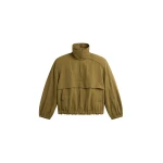 The Frankie Shop Sora Funnel Neck Anorak in Pale Olive