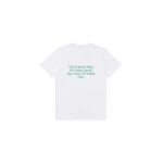 The Frankie Shop TFS Crosby T-Shirt in White and Green