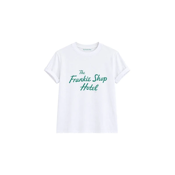 TFS Hotel T-Shirt in White and Green