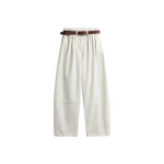 The Frankie Shop Teano Curved Pants in Off White