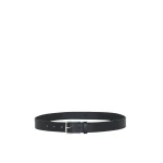 The Frankie Shop Toni Leather Belt in Black
