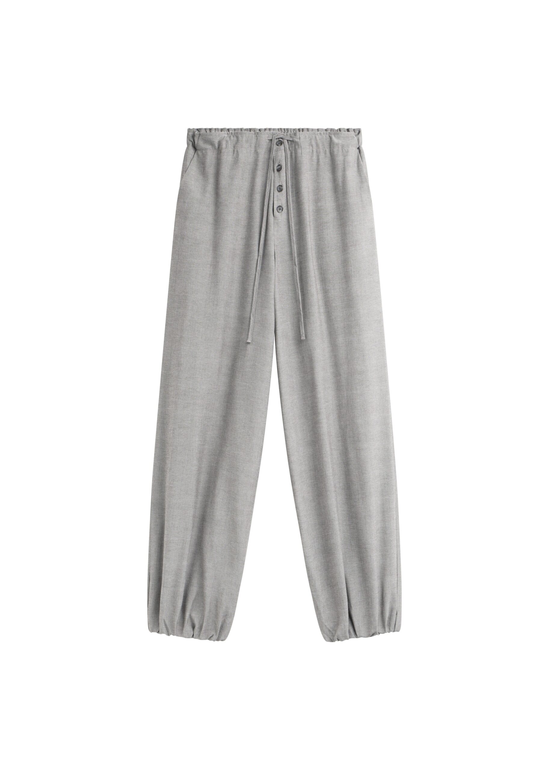 The Frankie Shop Vimont Balloon Pants in Taupe Melange | Pants | Luxury Shoes The Frankie Shop Vimont Balloon Pants in Taupe Melange