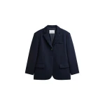 The Frankie Shop Xena Blazer in Navy
