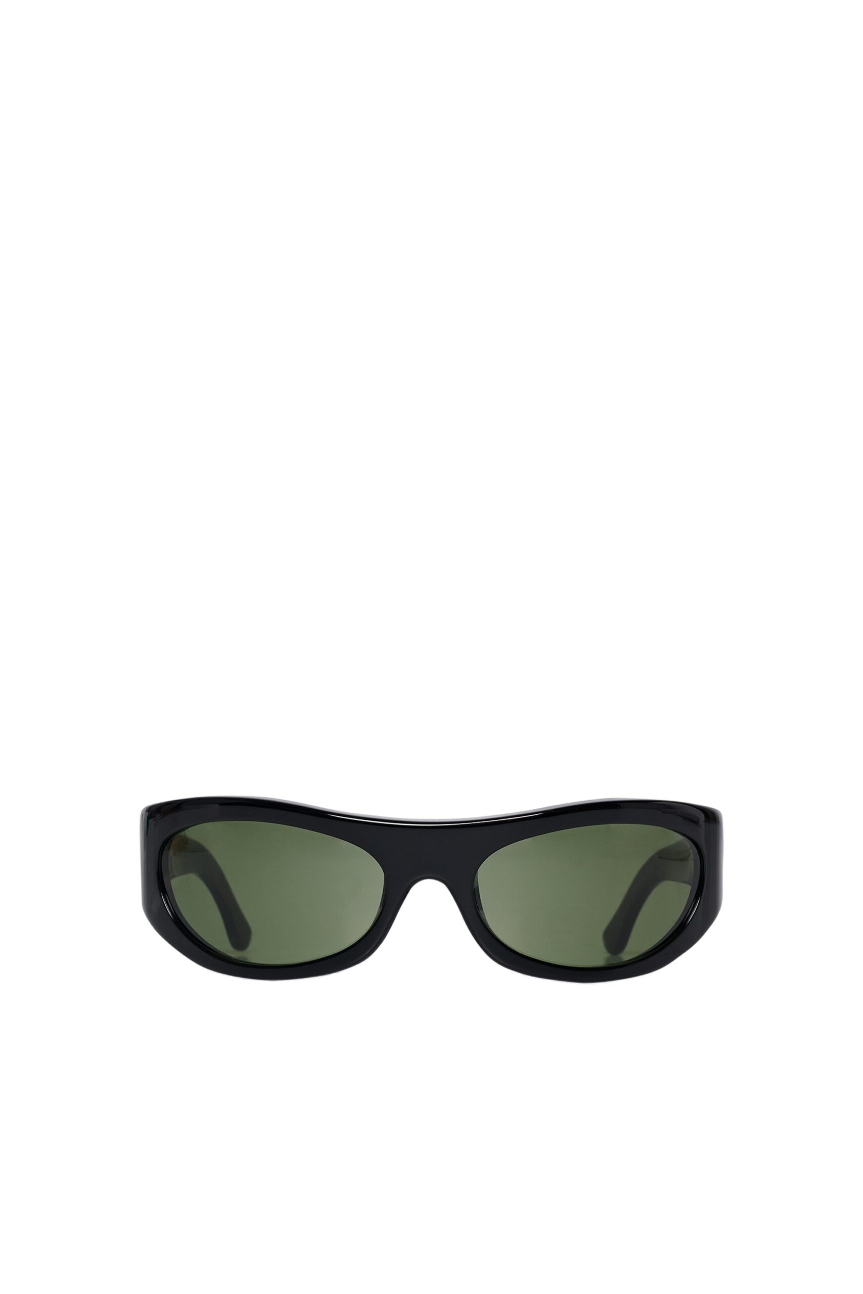 The Row Sunglasses B in Black and Green | Sunglasses | Luxury Shoes The Row Sunglasses B in Black and Green