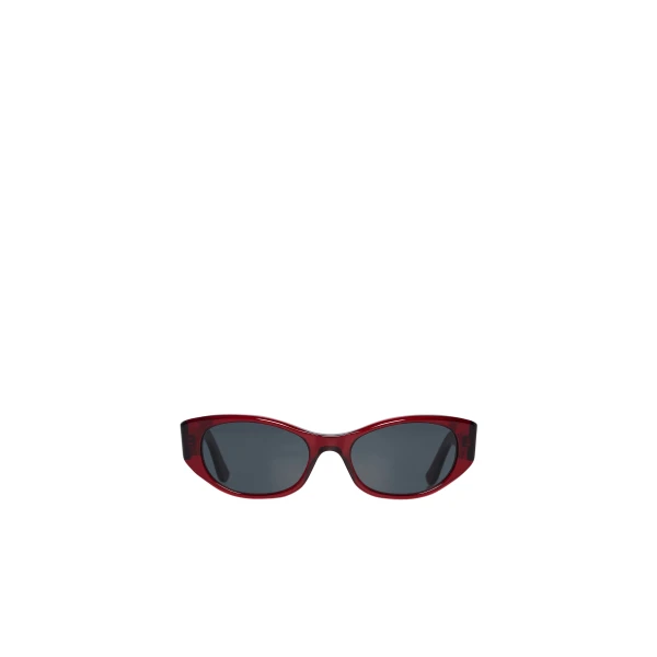 Sunglasses C in Clear Red and Black