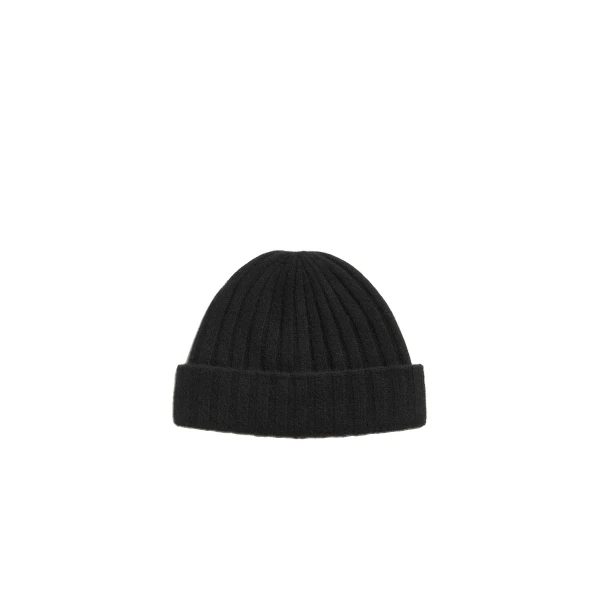 Cashmere beanie in Black