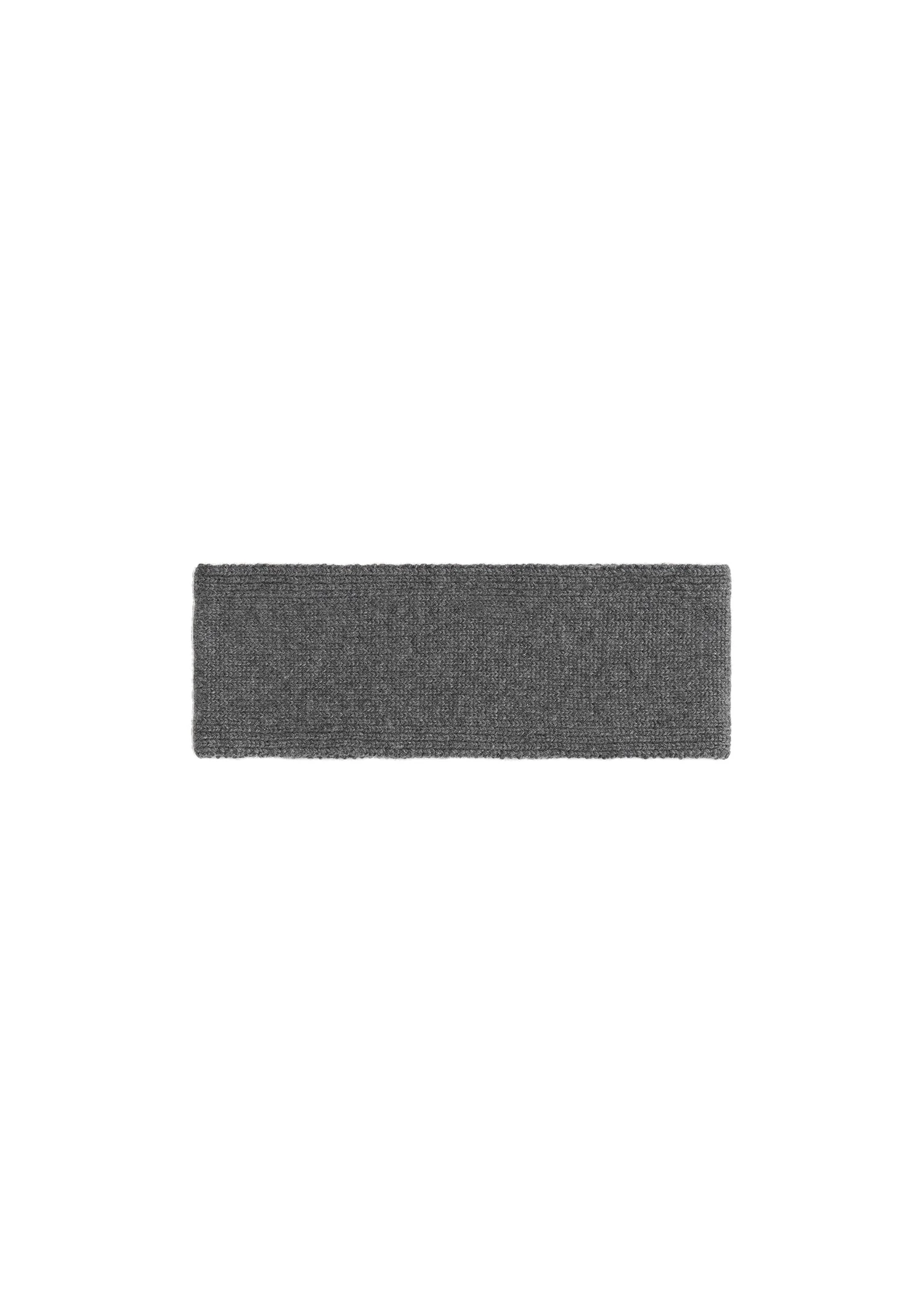 Cashmere headband in Grey mélange
