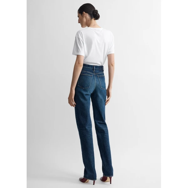 Toteme Classic slim denim full length in Faded blue, view 4