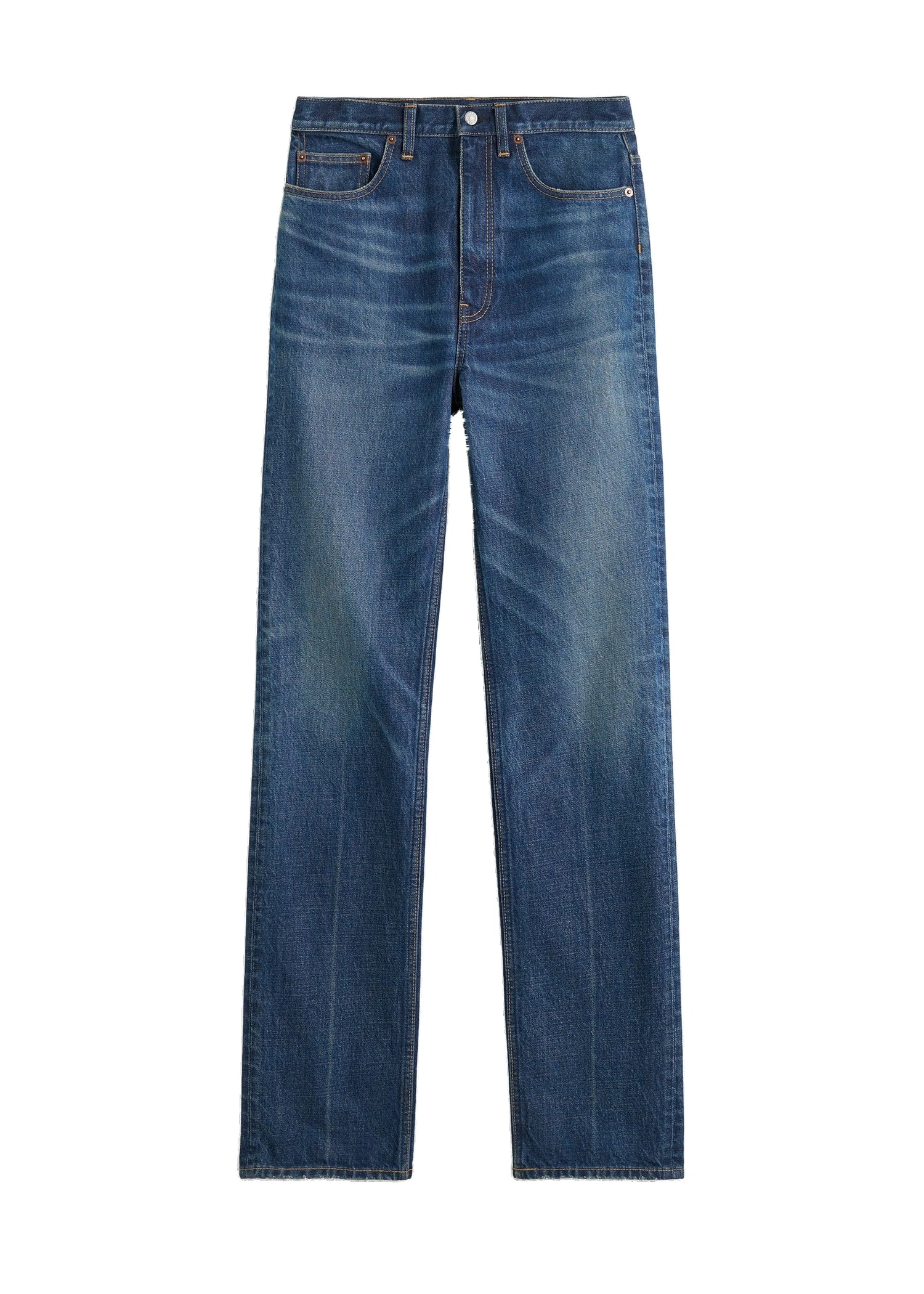 Classic slim denim full length in Faded blue