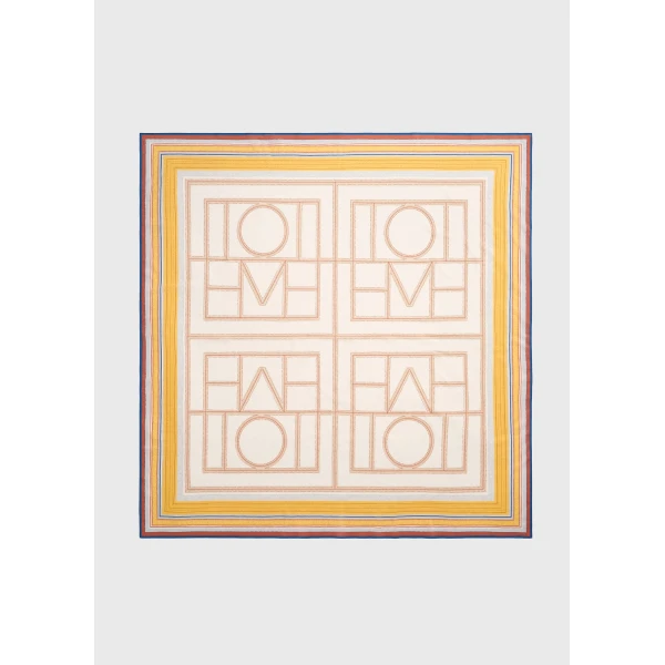 Toteme Collector sarong in Cream / Daffodil, view 6