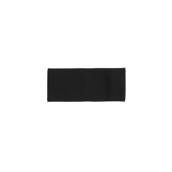 Compact knit headband in Black