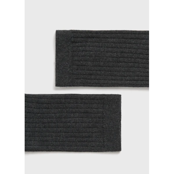 Toteme Crew socks in Dark grey, view 3