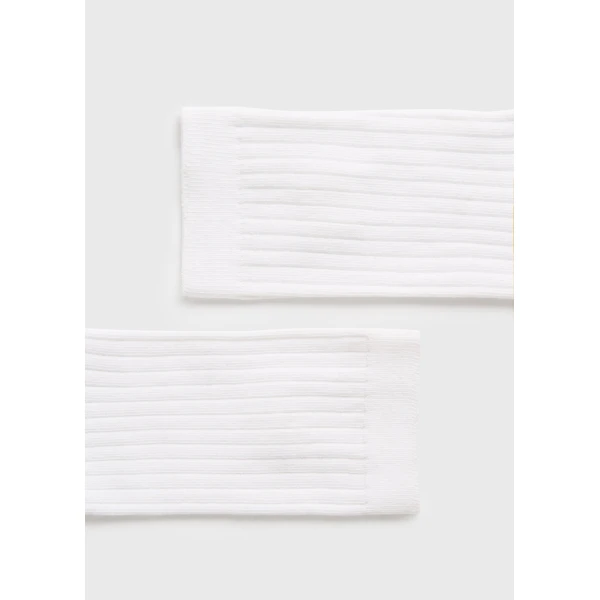 Toteme Crew socks in White, view 3