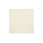 Toteme Embroidered monogram silk scarf in Cream