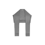 Toteme Jersey sleeve scarf in Grey mélange