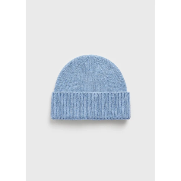 Toteme Lambswool beanie in Vintage blue, view 4