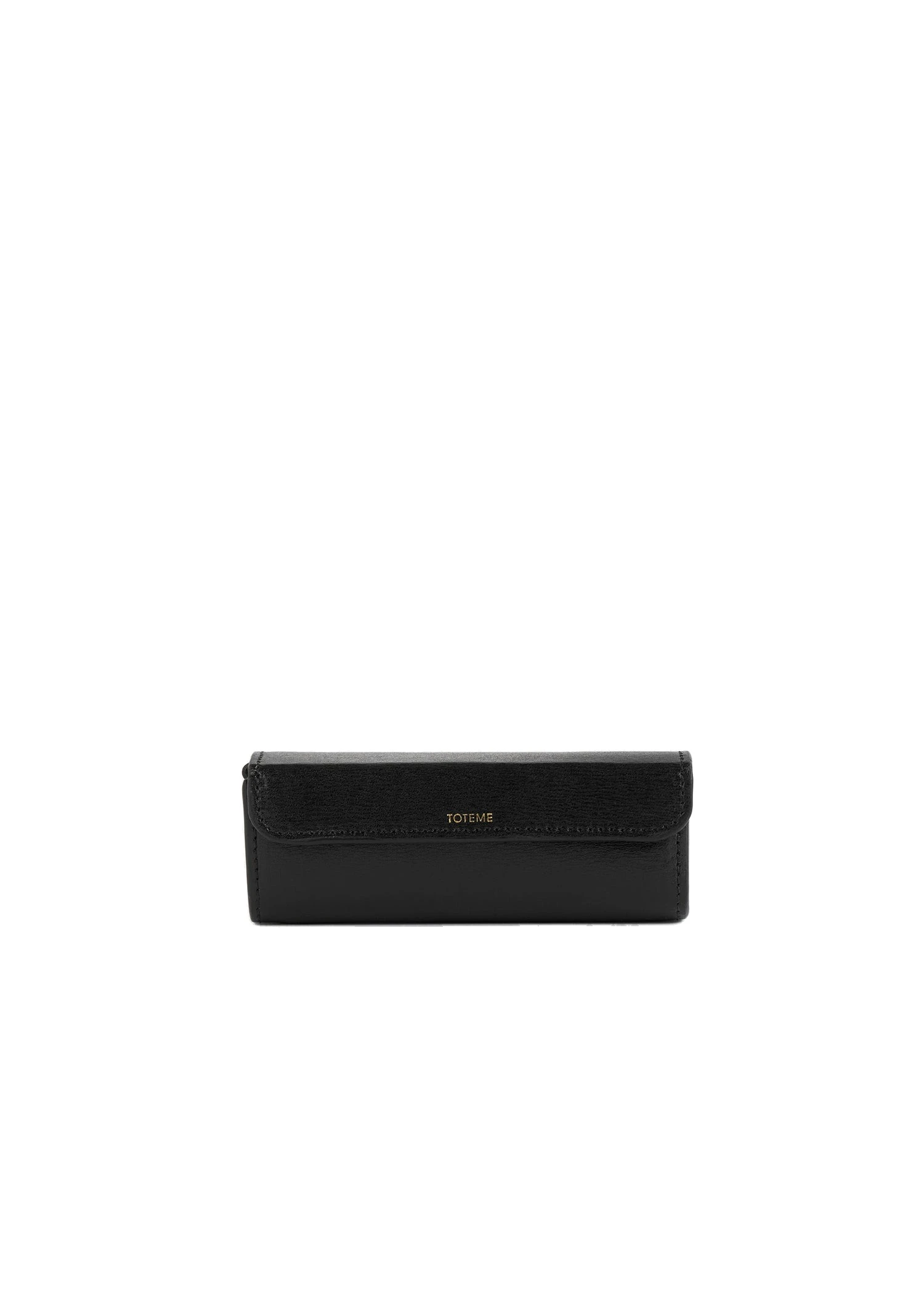 Leather lipstick case in Black