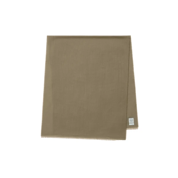 Light wool scarf in Hazel