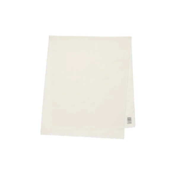 Light wool scarf in White