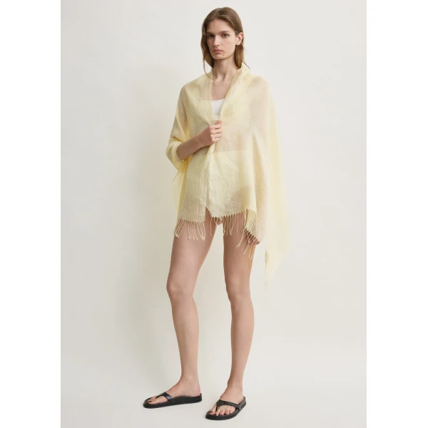 Toteme Linen sarong in Buttercup, view 2