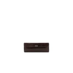 Toteme Lizard-embossed lipstick case in Brown