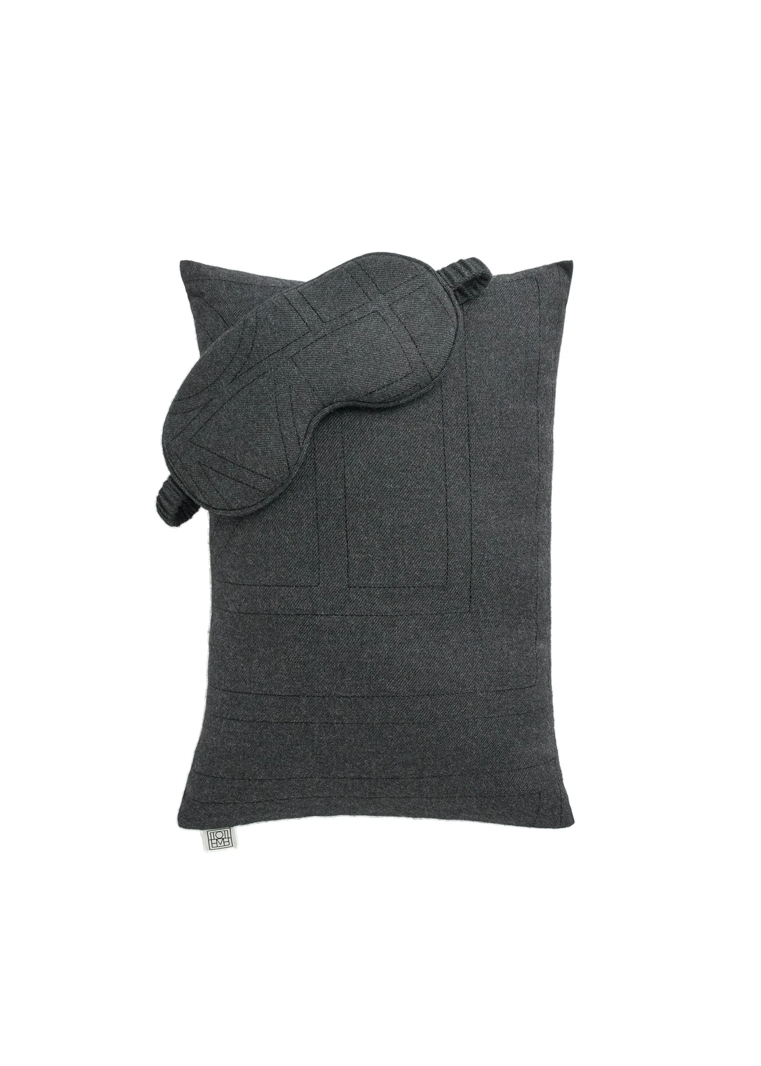 Monogram sleep set in Charcoal