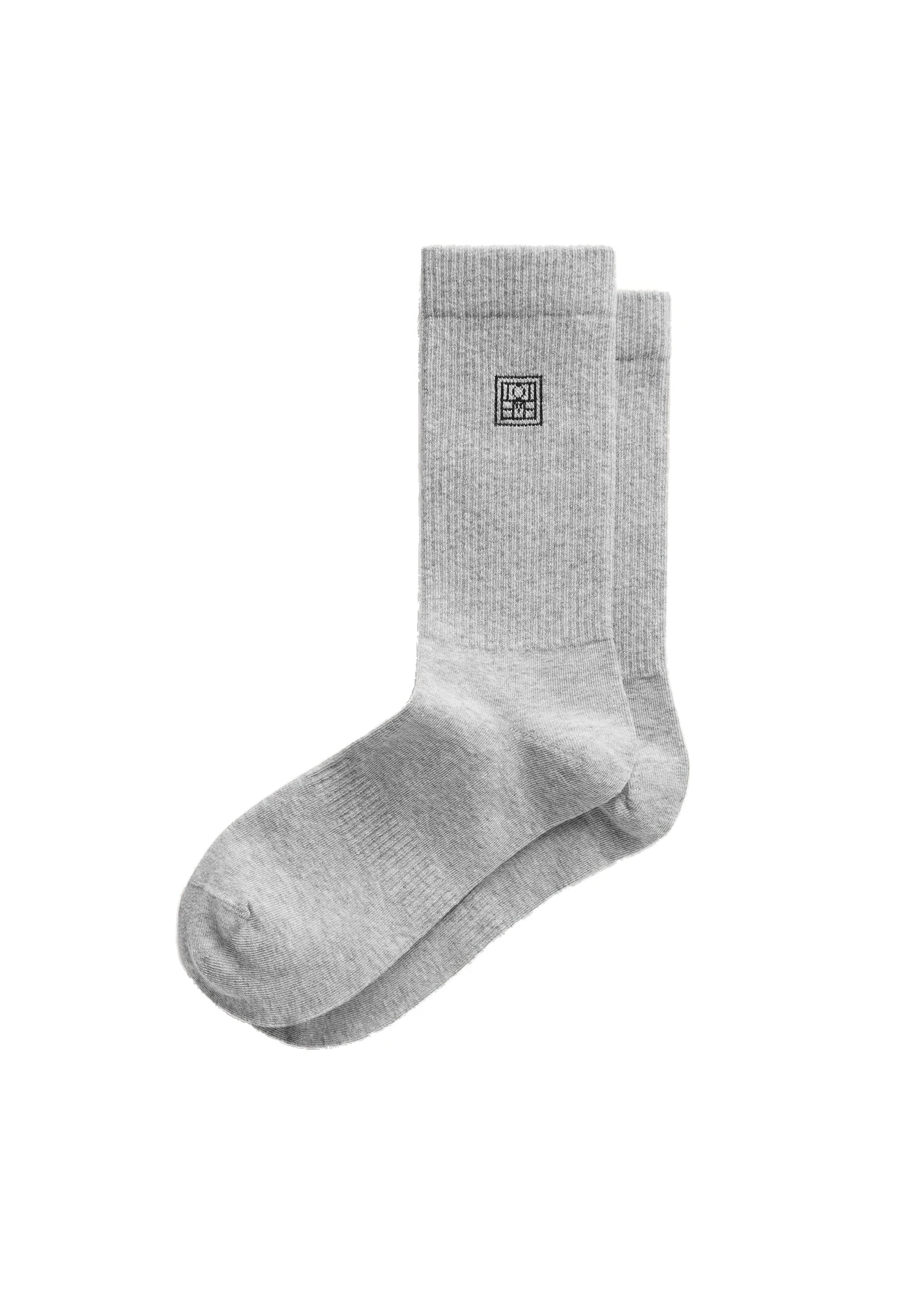 Monogram socks in Light grey