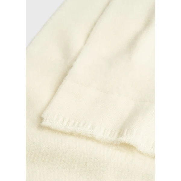 Toteme Monogram twill scarf in Off-white, view 5