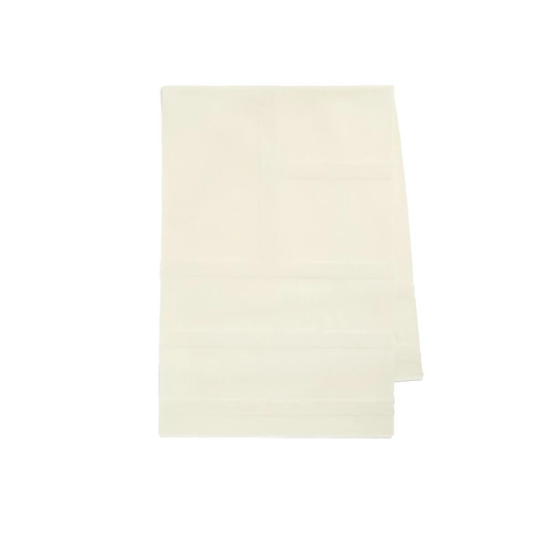 Monogram twill scarf in Off-white