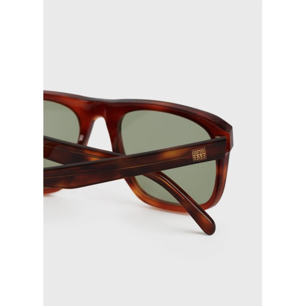 Toteme Navigator sunglasses in Havana, view 3