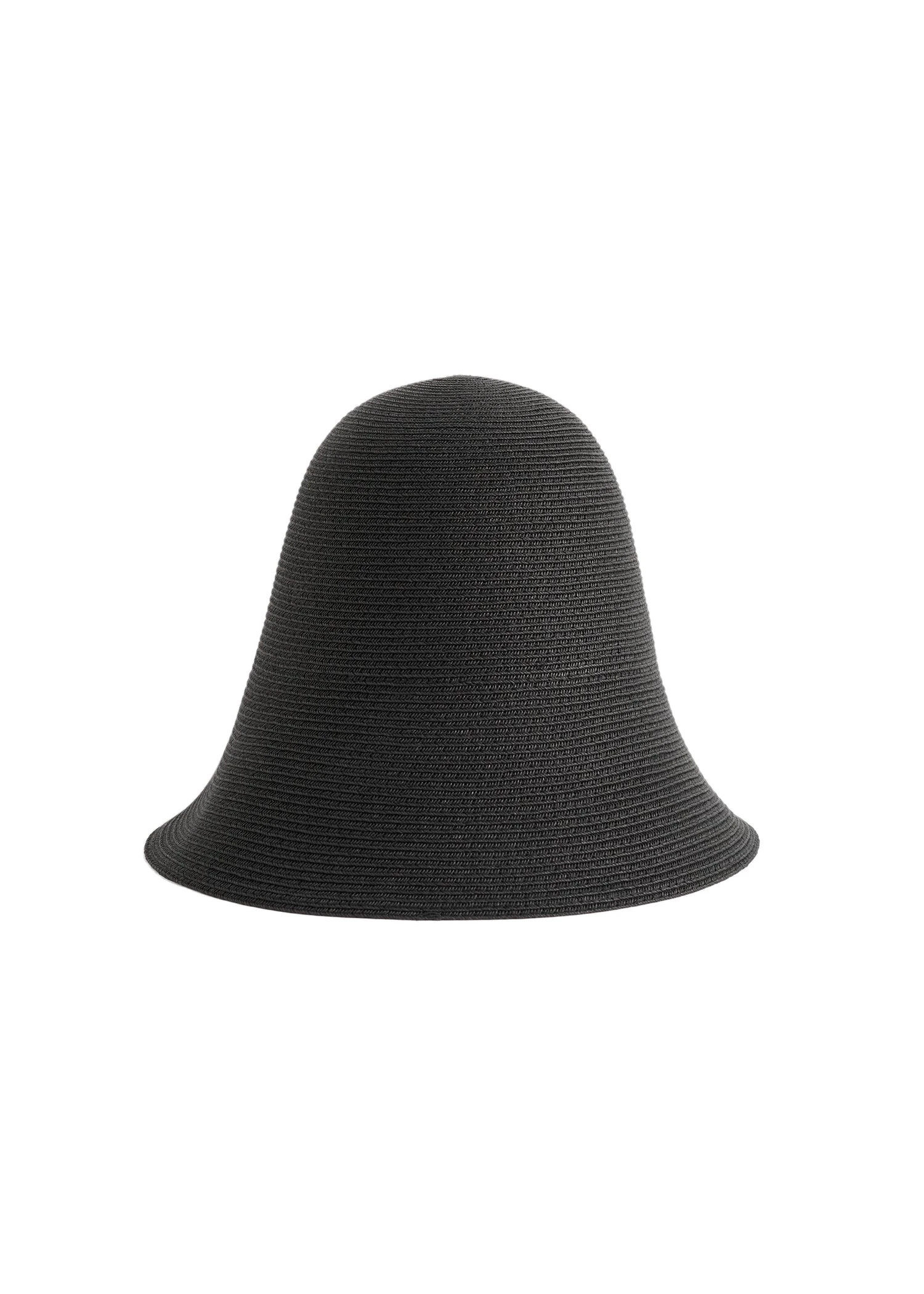 Paper sun hat in Black