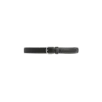 Toteme Slim grained-leather belt in Black