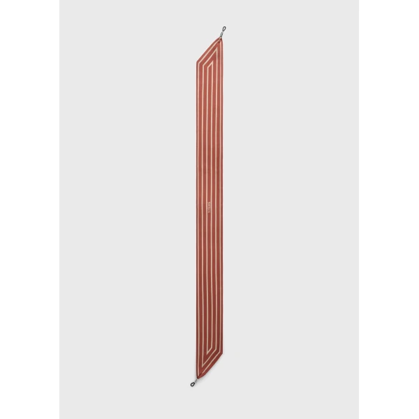 Toteme Striped sunglasses scarf in Red / Ecru, view 6