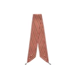 Toteme Striped sunglasses scarf in Red / Ecru