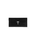 Toteme T-Lock palmellato-patent wallet in Black